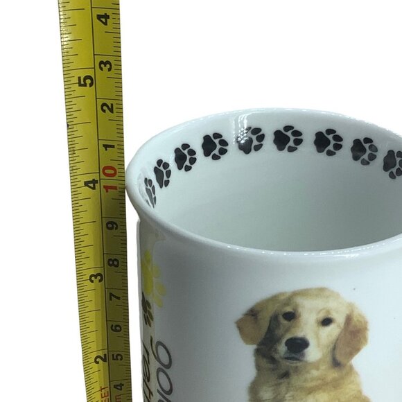 Golden Retriever Coffee Tea Mug Cup Pets Dimension 9 Paw Prints 4" Tall - Picture 6 of 6